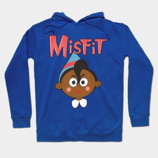 Misfit Elf 2 Blue and Red Hoodie